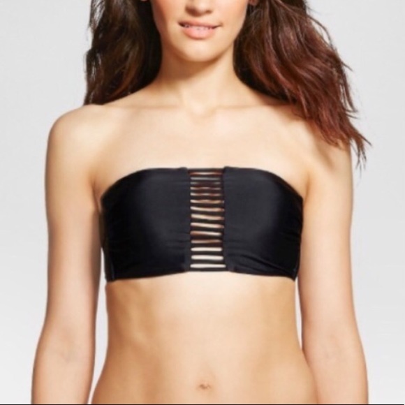 xhilaration bandeau swim top